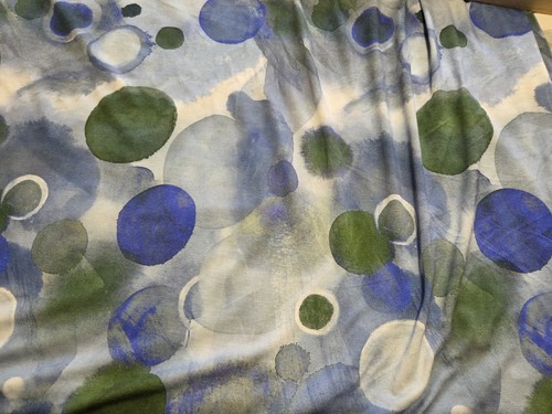 Viskose jersey grafik blau - grafik,