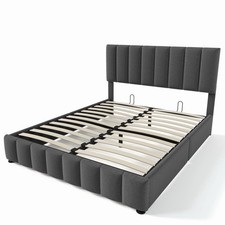 Hydraulic Double Bed Padded
