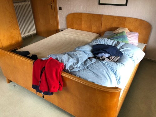 Doppelbett 50er fahre - doppelbett,
