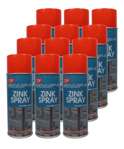 12x 400ml zinkspray zinkstaub - 12x,
