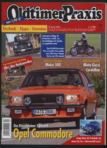 Oldtimer praxis opel - praxis,