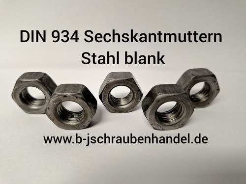 Din 934 8sechskantmuttern - din,