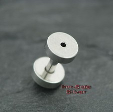 Fakepiercing Plug Chirurgenstahl 316L TUNNEL Ohrstecker Ohrring 1,2MM Ohrschmuck