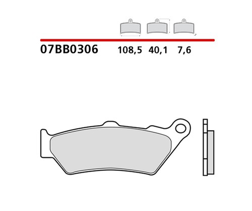 Brembo bremsbeläge hinten - bremsbelÄge,