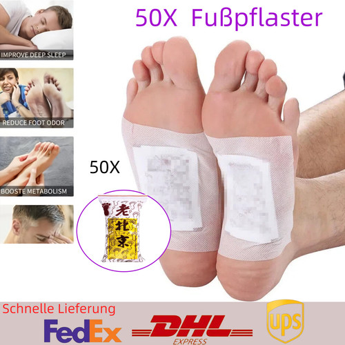 50x detox fußpflaster - detox, fuß