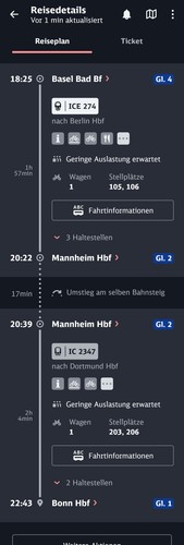Ticket basel bad bonn - db,