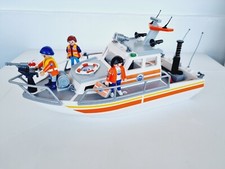 Playmobil 5540 City Action Küstenwache Lösch Rettungskreuzer  Rettungsbot Bot