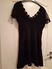 Kleid Ballkleid Abendkleid Boho Gr. L Spitze Kleines Schwarzes Boho elegant edel