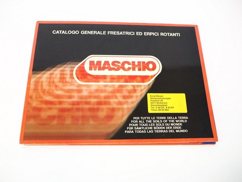 13x original prospekt maschio - original,