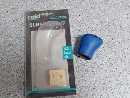 Raid schaltknauf leder blau - raid,