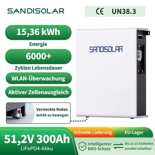 15kwh batteriespeicher 2v - batteriespeicher, 51.2v