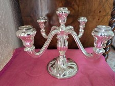 WMF 1 Kerzenhalter Leuchter Kerzenständer versilbert 5flammig H ca 19,5 cm