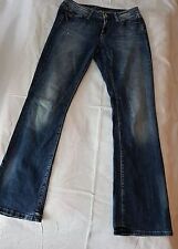 Dunkelblaue Jeans von Miss Sixty, Tommy New, Bootcut, Größe 28, stone washed
