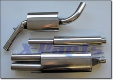 Edelstahl auspuff komplett - auspuff,