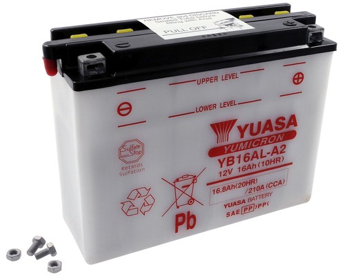 Batterie yuasa yb16al 16ah - batterie, yb16al-a2