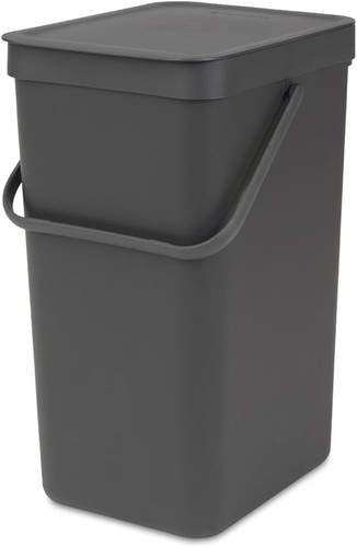 Sort waste bin with - waste,