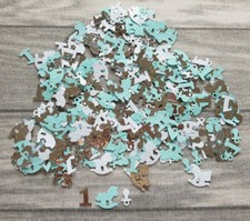 Baby Geburt Basteln Kleben Streuteile Dekorieren Tischdeko Scrapbooking 