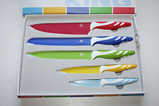 Messer-Set King protect 5-Tlg. NEU Edelstahl beschichtet. Antibakterielle Aussta