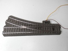 Märklin C Gleis Rechts Weiche mit Viessmann Decoder und Weichenlaterne