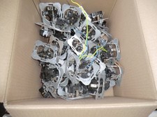 Gira Standard 057 Steckdosen, Abdeckungen usw. gebraucht tw. übermal