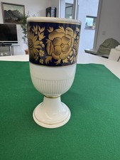 Hutschenreuther Echt Kobalt Vase mit Golddekor
