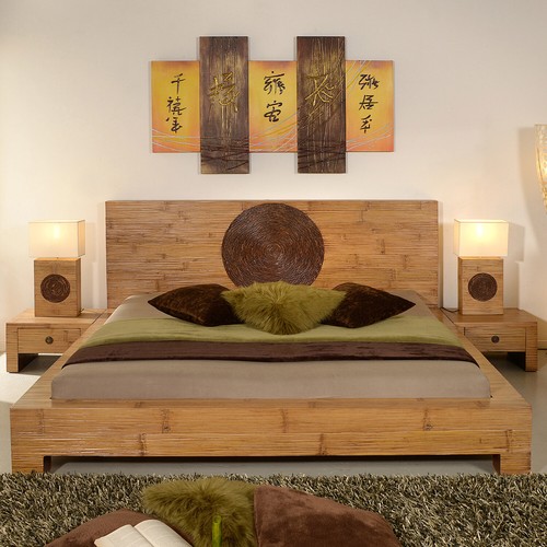 Bambusbett 140x200 komodo - 140x200,