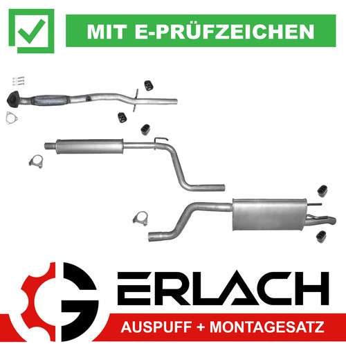 Auspuffanlage für opel - auspuffanlage, meriva