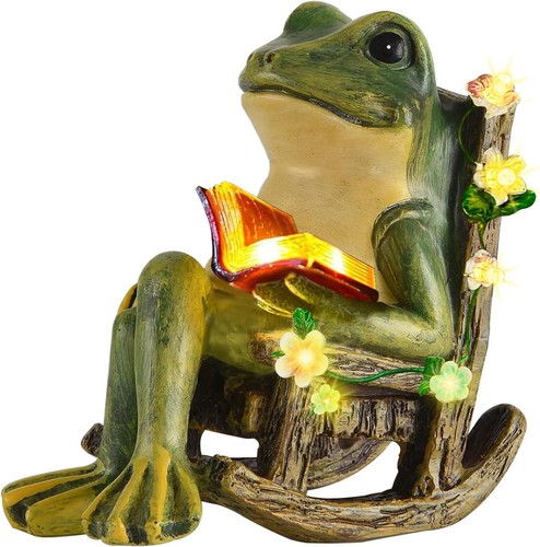 Solar frosch deko - frosch,