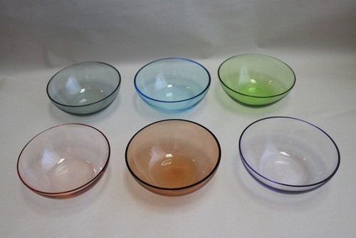 Glas schale 50er - 6x, 50er/60er