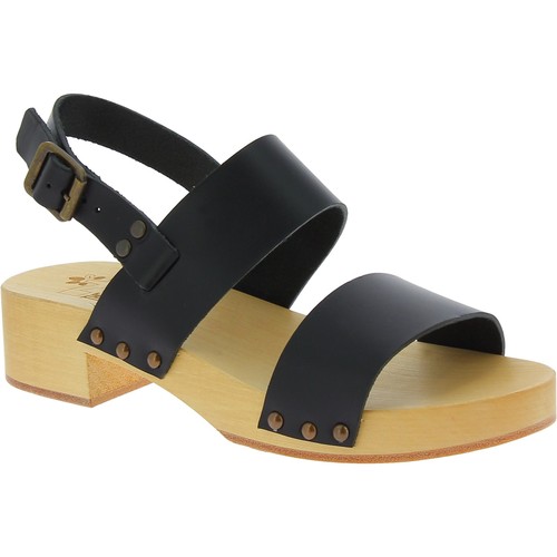 Damen holz clogs - damen, absatz