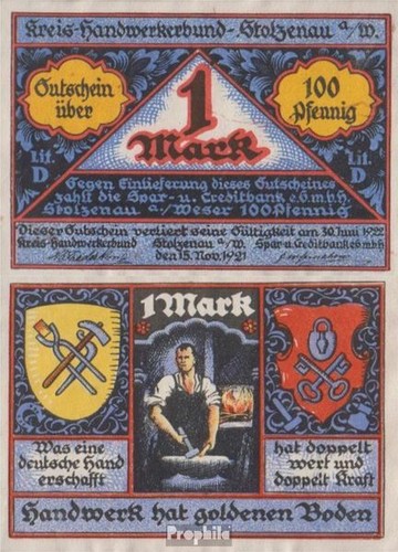 Stolzenau notgeld 1277 - stolzenau, 1
