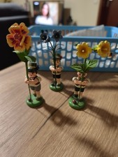 Blumenkinder Hubrig Erzgebirge Konvolut 3 Stück