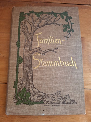 Altes familien stammbuch - altes,
