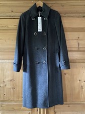🍁 Esprit Wollmantel , Military Stil , grau , hochwertig ,Gr . S , brandneu 🍁