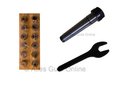 Spannzangenfutter MK3 M12 ER20 + ER20 Satz 12 Stk. HL + Schlüssel A