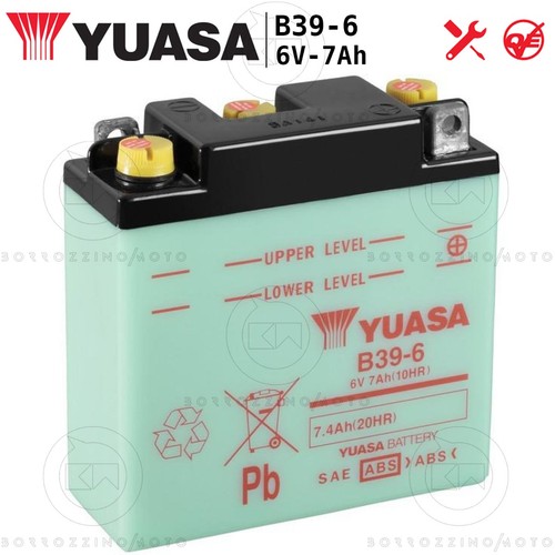 Batterie yuasa b39 7ah - b39-6, 6v