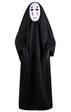 Anime Cosplay Kostüm von Ohngesicht | Kaonashi Umhang mit Maske & Handschuhen