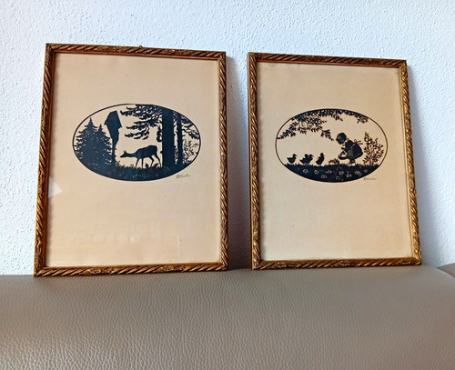 Gerahmtes vintage - 2x,