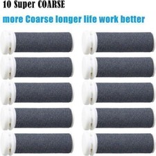 10*Grob Mineral Ersatzrollen Emjoi Micro Pedi Hornhautentferner Nachfüllrollen