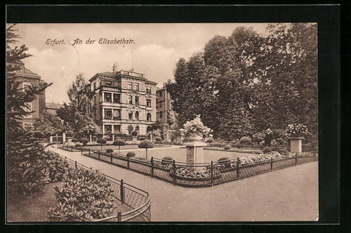 Erfurt ansichtskarte an der - an,