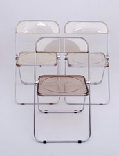 3x vintage 70s Klappstuhl Plia Giancarlo Piretti für Castelli 6.Z