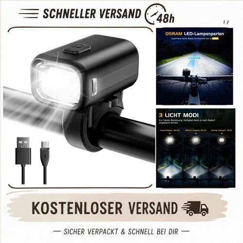 Realky led fahrradlicht vorne - realky,