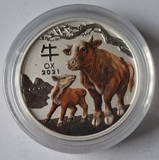 2 OZ Silbermünze Lunar III