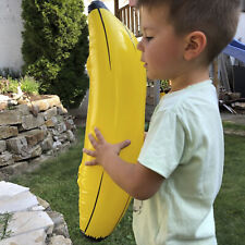 Banane aufblasbar Wasserspielzeug für Pool Strand Fasching Karneval Party Deko