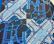 Halstuch Chale Hermes 140 Seide Kaschmir Schal 55 Etriers Schal