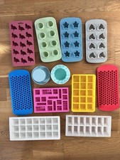 11 Silikonformen Gießformen Eiswürfel Backen Resin Kunstharz