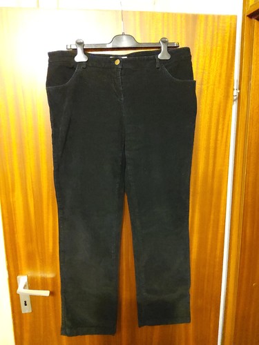 Schwarze fein cordhose damen - fein,