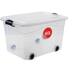 Kunststoffbox mit Deckel 60L