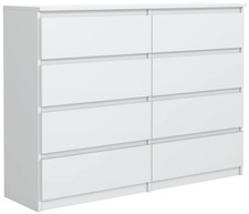 Kommode Sideboard - Schrank mit 8 Schubladen - Schubladenschrank - 120 cm