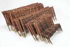 10 Stk Weidenzaun mit